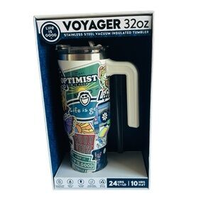 Life Is Good Voyager Tumbler 32 Ounce Insulated Stainless Steel 
New In Box
▪️C